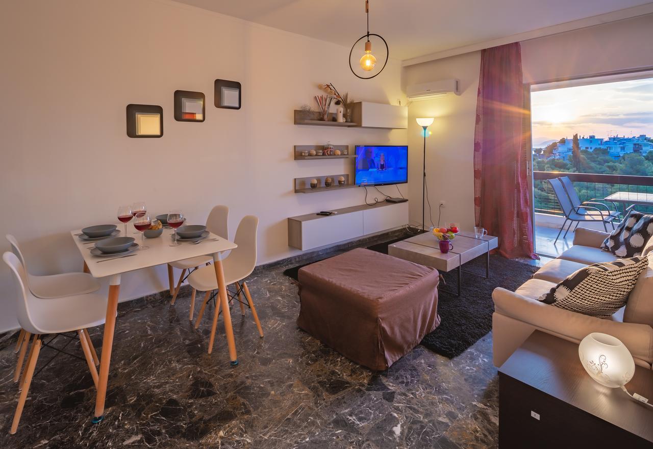Archer - Sea View Apartment Athén Kültér fotó