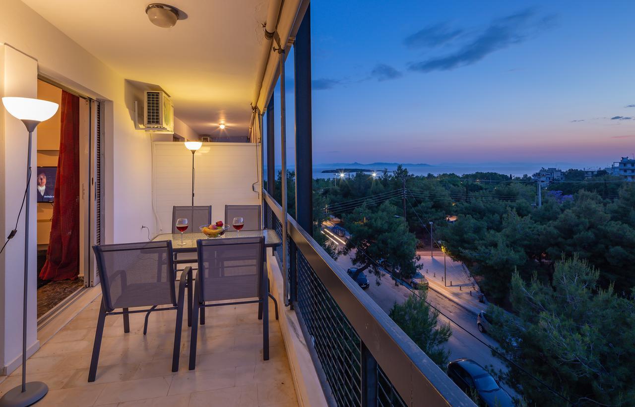 Archer - Sea View Apartment Athén Kültér fotó
