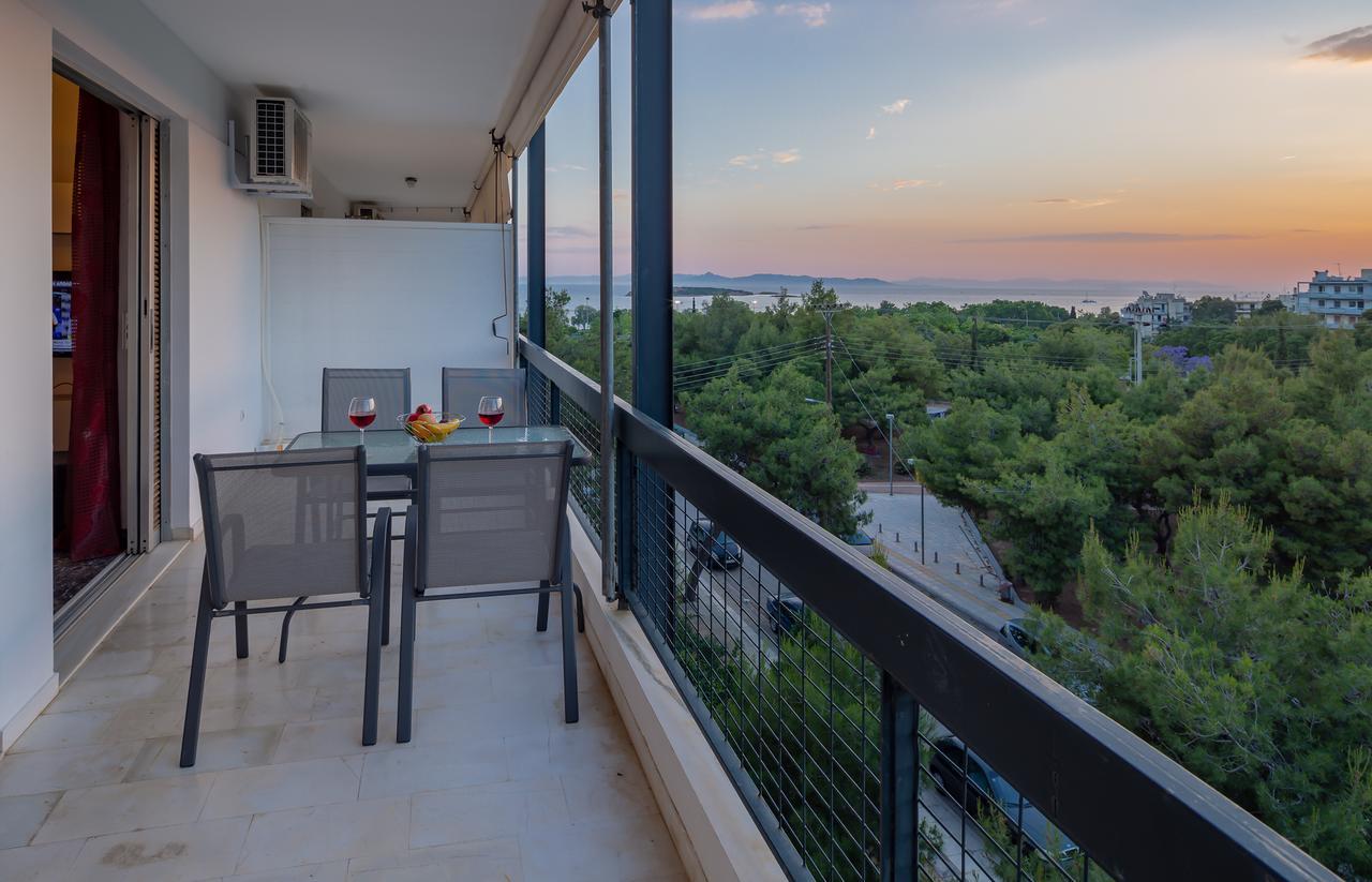 Archer - Sea View Apartment Athén Kültér fotó