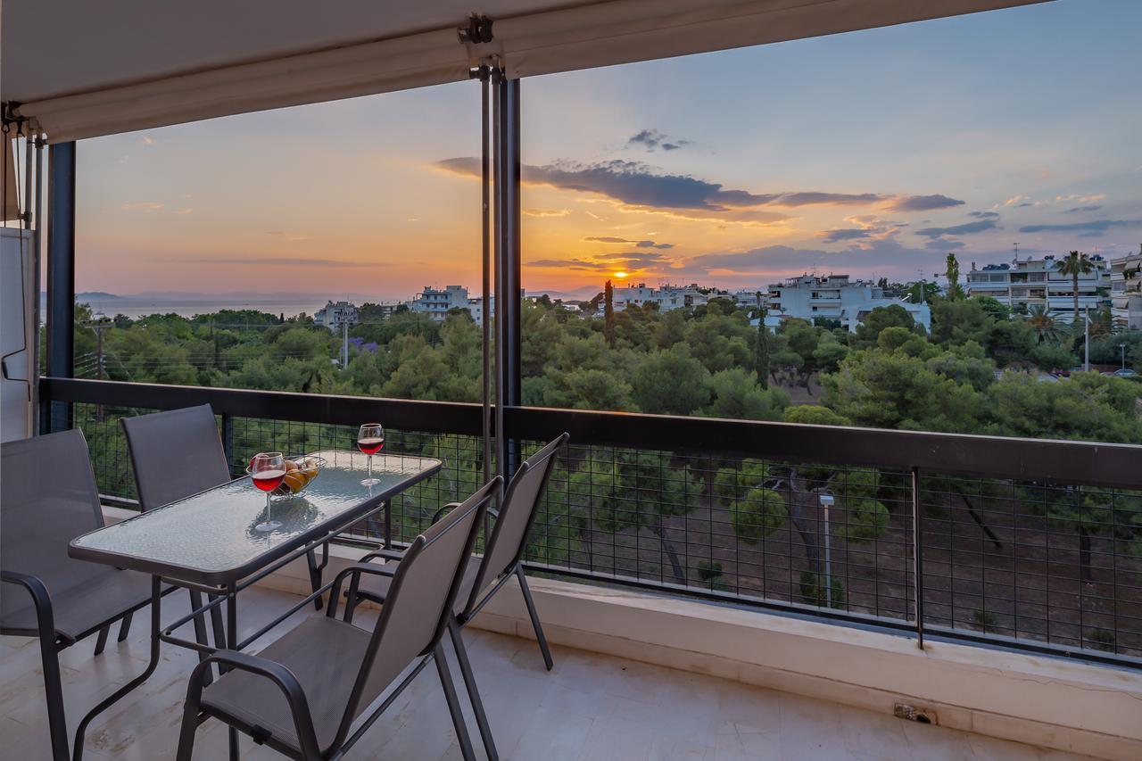 Archer - Sea View Apartment Athén Kültér fotó